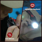 BORUIT B13 LED Rechargeable Headlamp,Super Bright 90°Adjustable 4 Modes Head Lamp,IPX4 Waterproof Battery Headlamps for Adults and Kids Outdoor Camping Running Hiking Fishing Hunting