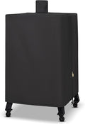 Arcedo Vertical Smoker Cover Compatible with Pit Boss Copperhead 4, 5, 7 Series, PBV4PS2, PBV4NX, Pro 4-Series, Heavy Duty Waterproof Outdoor Wood Pellet Grill Cover for PB 73550, Black