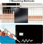 200W Flexible Solar Panel Kit Lightweight Monocrystalline Ultra-Flexible Bendable Mono Off-Grid Charger with 30A Charge Controlle for 12-24V Battery Charging Car Battery Camping Stuff
