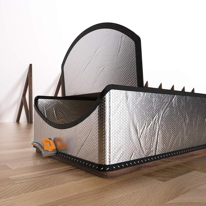 Attic Stairs Insulation Cover 25"x54"x11", Pull Down Ladder Attic Door Insulation Cover for Garage, Easy Use Installation Tool 400 Staples