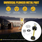 Camping Lantern & Stoves Replacement Parts, Universal Plunger Metal Part, Plunger Pump Repair Kit, 242J5201 Lantern & Stove Replacement Part, Compatible with Coleman Camping Stoves & Dual Fuel Lantern