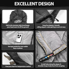 Single Sleeping Bag for Adults Kids 3-Season, Lightweight Waterproof Ripstop, Dual Zipper Bottom Vent, Compression Sack, Portable Camping Hiking Backpacking Gear