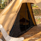 Hot Tent with Stove Jack Onefires Large Teepee Tent for Outdoor Family Camping 4-8 Person | with Stove Jack, Large, for Family Camping