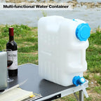 REDCAMP 5 Gallon/18.5L Portable Water Container with Spigot, Camping Water Jug, Water Container,Large Water Tank,Portable Emergency Water Storage for Camping,Car,Hiking,Hurricane Supplies