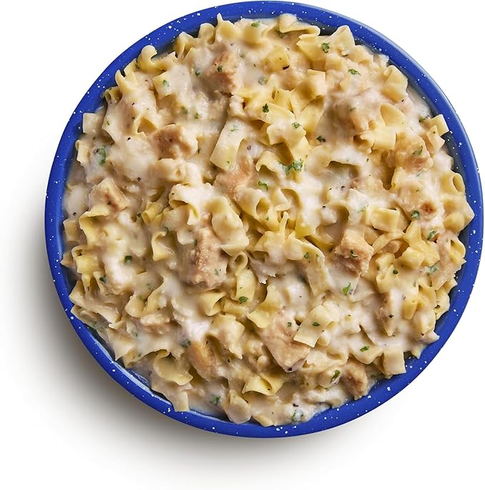 Mountain House Freeze-Dried Fettuccine Alfredo with Chicken #10 Can – 54 Total Servings (6 Cans, 9 Servings Each) – Fully Cooked, Ready-to-Eat Emergency Survival Canned Food – High-Protein Meal for Camping, Hiking, Hunting & Disaster Preparedness – Lon...