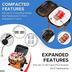 Waterproof PVC Material Paddleboard Cooler Deck Bag,40 cans Sup Deck Cooler Bag,Cooler Bag for Paddleboard,Lunch Box Cooler Insulated Bag,Camping Cooler Bag,Kayak Cooler Bag