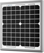ACOPOWER HY010-12M Mono Solar Panel for 12V Battery Charging RV Boat, Off Grid, 10W
