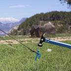 8 Pack Tent Stakes Heavy Duty 12 inch Steel Tent Pegs for Camping Unbreakable and Inflexible