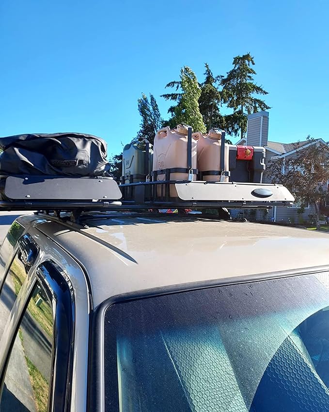 5 Gallon Water Storage Containers Holder Mount - Only Fit for Scepter Water Container and Fuel Can 20L - Lockable Mounting Bracket for Camping, RV, and Overlanding