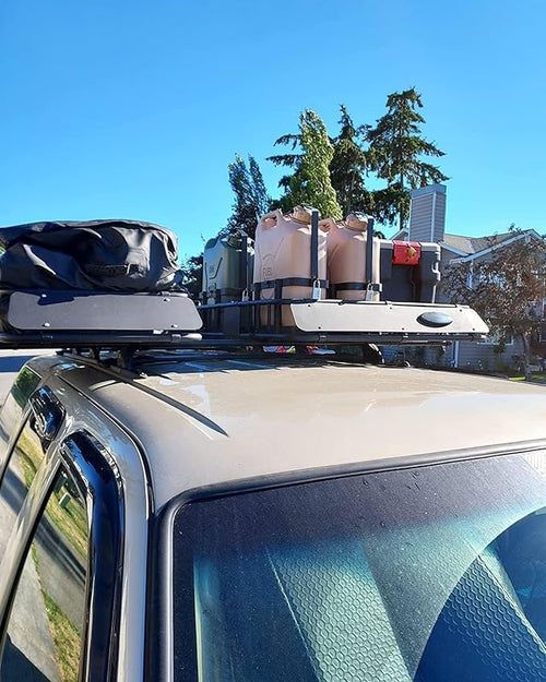 5 Gallon Water Storage Containers Holder Mount - Only Fit for Scepter Water Container and Fuel Can 20L - Lockable Mounting Bracket for Camping, RV, and Overlanding