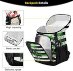 Cooler Backpack Leakproof Backpack Cooler Insulated Lunch Cooler Bag 30 Cans Camping Coolers for Beach Camping Hiking