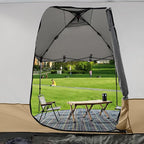 KAMPKEEPER 2 Person Canopy Side Tent, Camping Tent for 10x10 Canopies, Easy Up Cube Tents Gazebo Room with Mesh Window for Camping, Storage, Events(Canopy Not Included)
