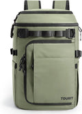 TOURIT 38 Cans Backpack Cooler: Leak Proof Waterproof 2 Insulated Compartments Soft Cooler Bag Beach Travel Camping Picnic