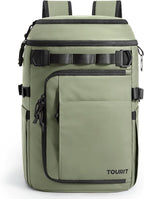 TOURIT 38 Cans Backpack Cooler: Leak Proof Waterproof 2 Insulated Compartments Soft Cooler Bag Beach Travel Camping Picnic