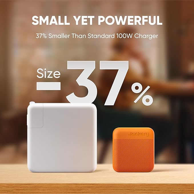Jackery Portable Power Station Explorer 500 and 102W Fast Charger, 518Wh Solar Generator Lithium Battery with 500W AC Outlet for Home Use, Emergency Backup,Road Trip Camping (Solar Panel Optional)