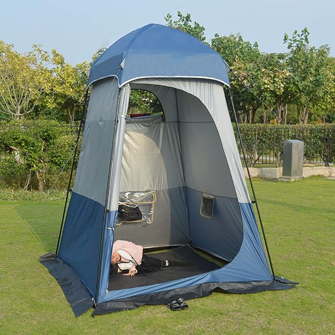Camping Tent,Shower Tent, Sun Shelter Sunscreen Shade Canopy Changing Outdoor Clothes Wild Multifunctional Thickening Lightweight Decorate