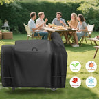 Grill Cover for Pit Boss Savannah Onyx Series 1500Sq Wood Pellet Grill, 65inch Outdoor Grill Cover Waterproof for PB1500NX Smoker Grill-65 L x 21" W x 56" H