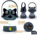 Outdoor Equipment LED Camping Lantern & Headlamp Set for Kids, FANT.LUX Battery Powered Night Light for Emergency, Hurricane, Lightweight Tent Lamp for Children (Raccoon Set)