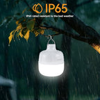 VAVOFO 20W LED Camping Lantern Rechargeable, 1200LM Camping Light , 3000mAh Portable Tent Light , IP65 Waterproof Flashlight Lanterns for Emergencies ,Power Outages,Hurricane (White)