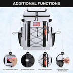 Maelstrom Backpack Cooler,Soft Lightweight Leakproof Cooler Backpack,Men Women 35/50 Can Insulated Cooler Bag,Keeps Hot/Cold for Up to 16 Hours,Perfect for Camping, Beach