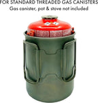 Magfeets Ultralight Fuel Canister Stabilizer Magnetic Gas Can Stand for Camping Stoves (Red)