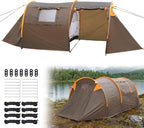 Oxford 2-Person Backpacking Tent Windproof 4 Season Tent Rainproof Waterproof Tent for Camping Hiking Cycling