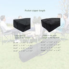 Sport Duffel Bag,Heavy Duty Canopy Tent Bag & Grill Tool Organizer - XL Water-Resistant Storage for Pop Up Shelter, Camp Chairs, Hammock Stand & BBQ Utensils (55''(L) x7.87''(W) x7.87''(H))