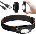 NIGHTEYE Headlamp Rechargeable Mini Flashlight - High 2000 Lumens Magnetic Led Headlamp Battery Powered Handheld Waterproof Bright Camping Headlamps Flashlight 6 Modes for Outdoor Hiking Fishing
