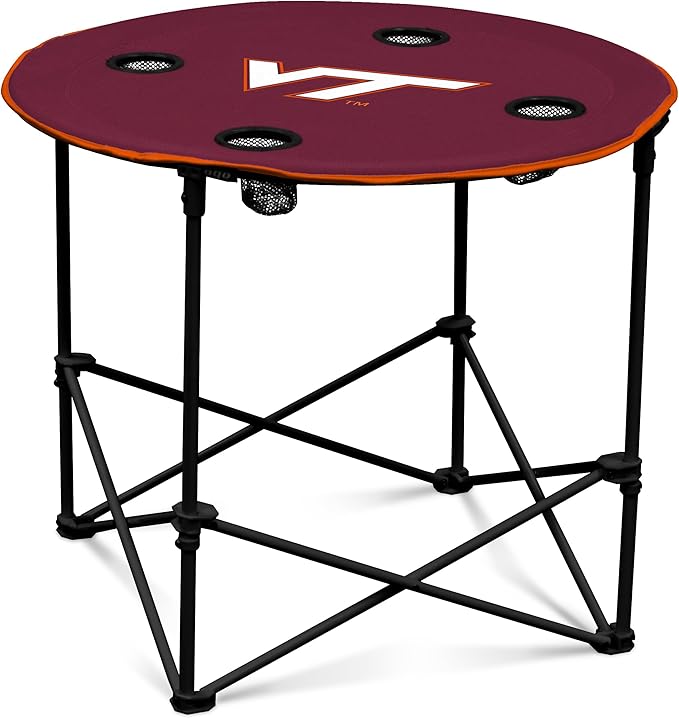 Logo Brands Officially Licensed NCAA Unisex Round Table, One Size, Team Color