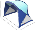Beach Tent - Sun Shelter for Shade with UV Protection and Water-Resistant Coating for Sports Events and More with Carry Bag by Wakeman Outdoors