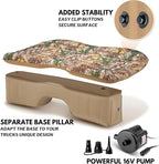 Pittman Outdoors - PPI CMO_TRKMAT AirBedz Rear Seat Air Mattress for Trucks and SUVs with Portable DC Air Pump, Realtree Camo