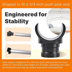 4 Pack Pop Up Camper Support Clasp – Heavy-Duty ABS Tent Pole End Connector for RV Coleman Fleetwood 4757-4301 – Weather-Resistant Pop Up Camper Support & Accessories