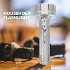 Angoily Flashlight, Vintage Flashlight LED Camping Gear Lantern Battery, 50 Lumens, Treasure Old Retro Handheld Night Searchlight, Water-Resistant and Hiking Worklight, Modern Farmhouse Decor