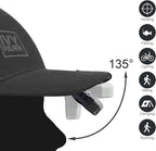LHOTSE Ultra Bright Mini Hands Free Cree LED Clip on Cap Light - Rechargeable Waterproof Hat Light Flashlight Portable Headlamp for Fishing Camping Hand Work Baseball Caps
