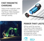 OLIGHT Perun 3 Mini Headlamp 920 Lumens LED Head Flashlight,Rechargeable Headlight with Red Light Option,Perfect for Working, Hiking, Camping and Climbing(Neutral White (4000K~5000K), Black)