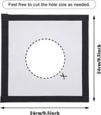 SoloWilder Stove Jack Kit for Tent Highly Flame-Retardant DIY Stove Jack for Hot Tent 9.5" x 9.5"