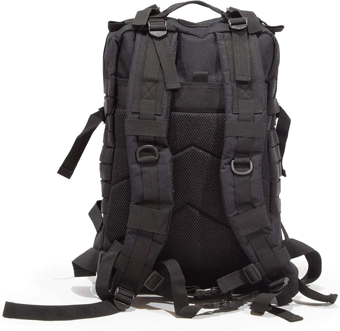 Bug Out Bag Backpack - 50L Tactical Backpack - Great for Survival Essentials (Black)