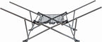 Mac Sports H900S-100 Topnotch Heavy Duty Multi-Use Outdoor Camping Portable Folding Hammock (Blue/Gray)