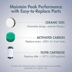 Katadyn Vario Water Filter, Dual Technology Microfilter for Personal or Small Group Camping, Backpacking or Emergency Preparedness