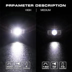 EverBrite Headlamp, 2 Pack Kids Headlamp with Red Light and Memory Function, Head Lamp for Adults and Kids with 5 Modes, Bright Headlamps for Camping, Running, Christmas Gifts, Batteries Included