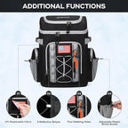 Maelstrom Backpack Cooler,Soft Lightweight Leakproof Cooler Backpack,Men Women 35/50 Can Insulated Cooler Bag,Keeps Hot/Cold for Up to 16 Hours,Perfect for Camping, Beach