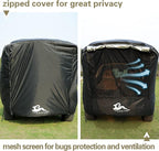 SUV Tent Car Awning, UPF 50++ with Portable Waterproof Storage Bag, Tear-Resistant, Large Space, Good Vision, Smooth Ventilation, Suitable for Outdoor Beach Camping Auto Canopy Shade…