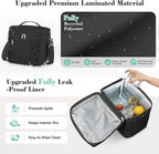 DALINDA Lunch Bag Cooler Bag Lunch Box for Women Men, Insulated Leak Proof LunchBox Lightweight for Picnic,Grocery,Beach,Camping,Travel,Work