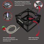 Propane Burner for Outdoor Cooking (Single Burner-Jet Burner)