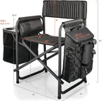 Picnic TIME NFL Unisex-Adult NFL Fusion Camping Chair with Side Table and Soft Cooler, Beach Chair for Adults, Lawn Chair
