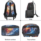 Baseball Backpack and Lunchbox Boys Sports Backpack Lightweight Trendy Kids Bookbag and Lunch Box Set Boys 4 Piece School Bag for Boys 6-7 Travel Outdoor Daypack Camping