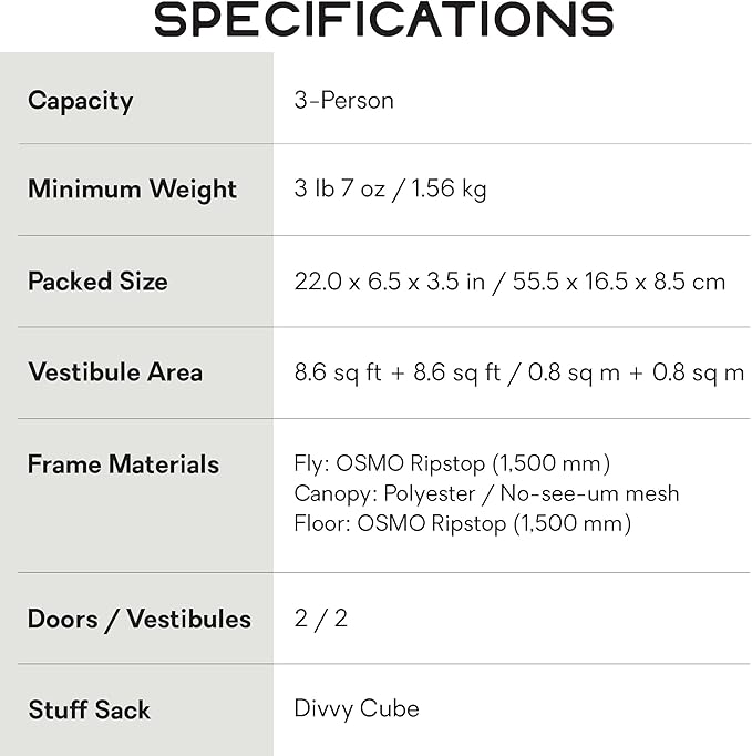 NEMO Equipment Dragonfly OSMO Ultralight Backpacking Tent