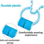Frienda Professional Nose Stop Clips Plastic Foam Nosebleed Stopper Clips for Adults Accidental Emergency Condition Swimming(60 Pcs,Blue,Standard Size)