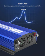 3000W Power Inverter 12V DC to 110V AC Car Battery Inverter with 4 AC Outlets /2 USB Port, Car Inverter for Home/Truck/Boat/RV Power Inverters for Vehicles