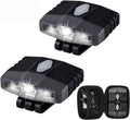 LHOTSE Ultra Bright Mini Hands Free Cree LED Clip on Cap Light - Rechargeable Waterproof Hat Light Flashlight Portable Headlamp for Fishing Camping Hand Work Baseball Caps
